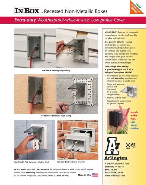 adaptor for horizontal electrical box for vertical outdoor lights|Arlington DBHR141W.